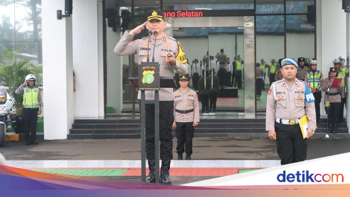 Polres Tangsel Gelar Apel Operasi Lilin, Pastikan Kesiapan Pelayanan Nataru