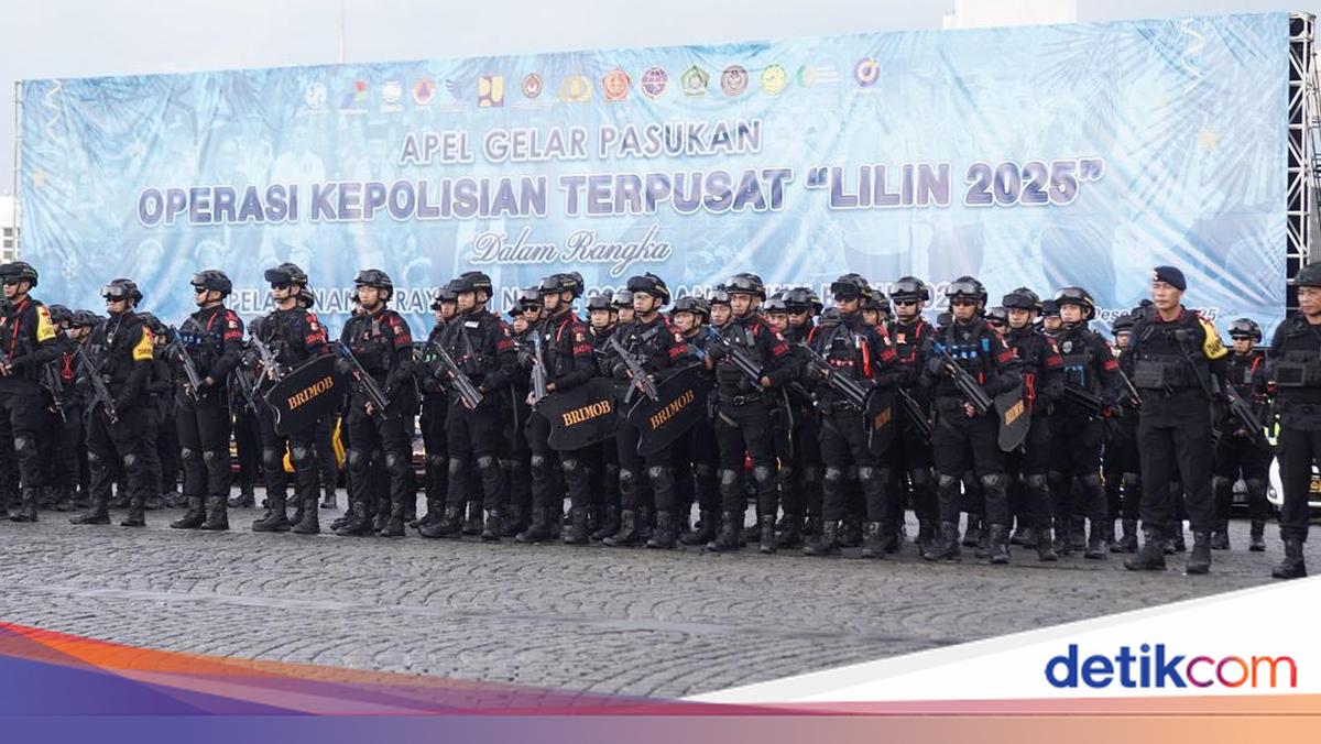 Apel Operasi Lilin 2025 di Monas, 146 Ribu Personel Gabungan Amankan Nataru