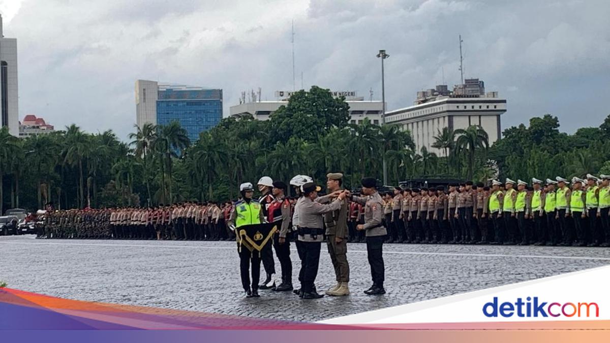 Apel Operasi Lilin 2025 di Monas, 146 Ribu Personel Gabungan Amankan Nataru