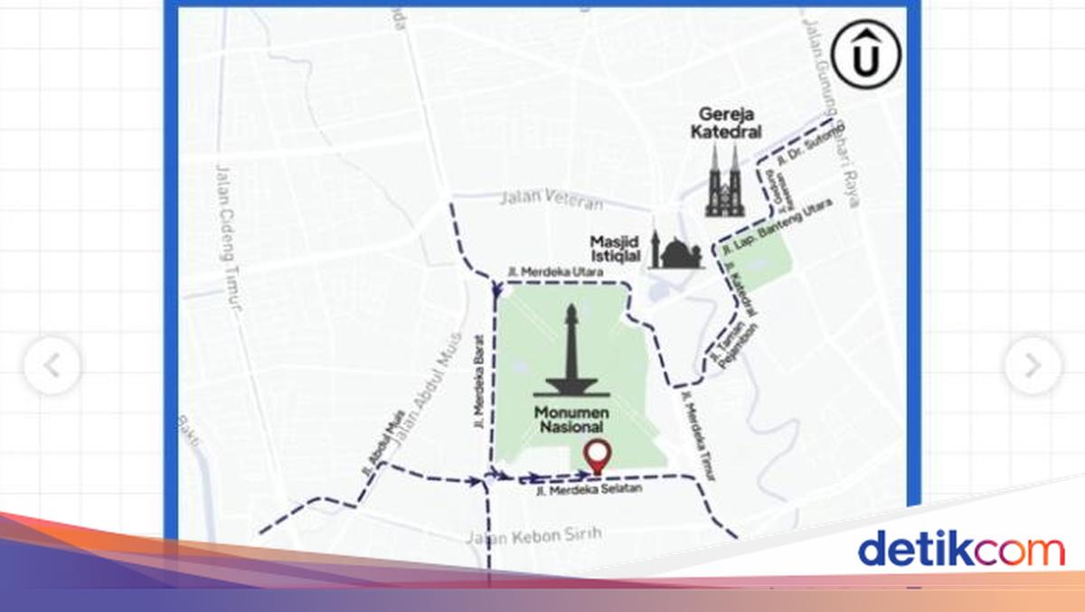 Tabligh Akbar Milad The Jakmania di Monas, Ini Rute dan 8 Lokasi Parkirnya
