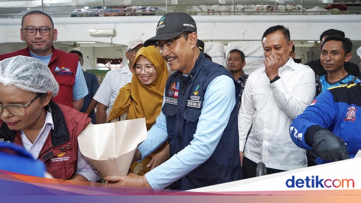 Tinjau Dapur Umum di Sibolga, Mensos Pastikan Suplai Makanan Terjaga