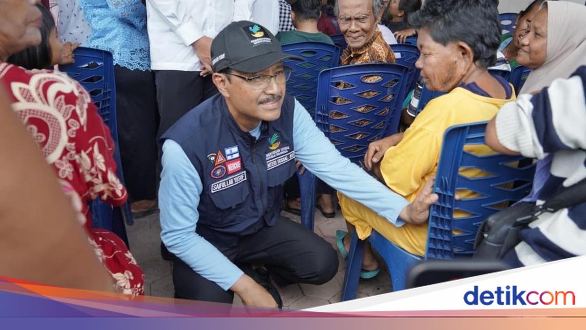 Kemensos Salurkan Bantuan ke Penyandang Disabilitas Korban Banjir Sibolga