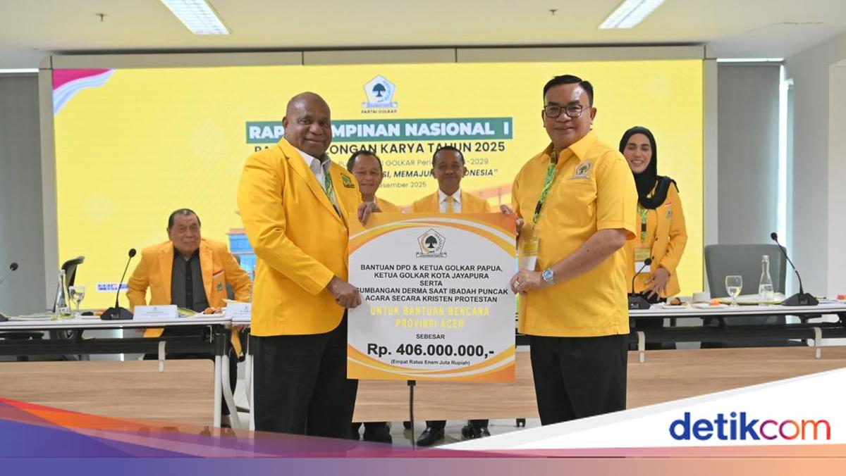 Golkar Papua Salurkan Bantuan Kemanusiaan untuk Korban Bencana di Aceh