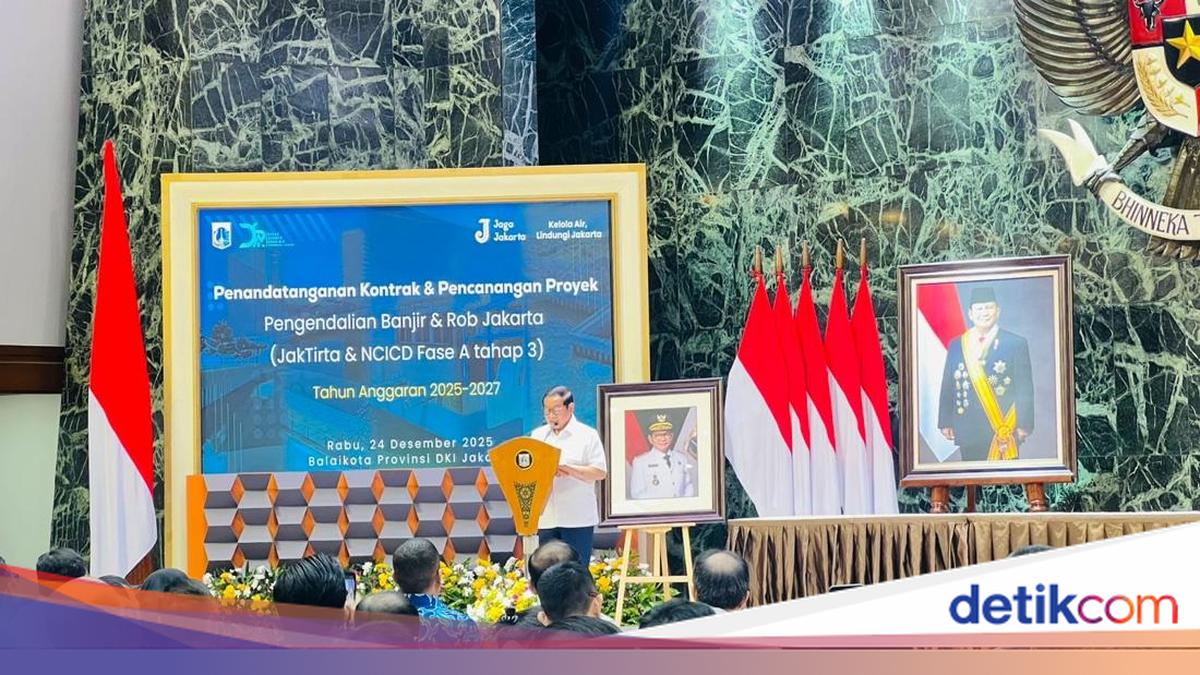 Pemprov DKI Kucurkan Rp 2,62 T untuk Proyek Pengendalian Banjir Jakarta