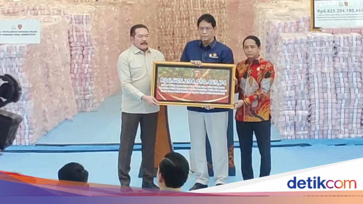 Jaksa Agung Serahkan Rp 6,6 T Hasil Rampasan Perkara ke Negara
