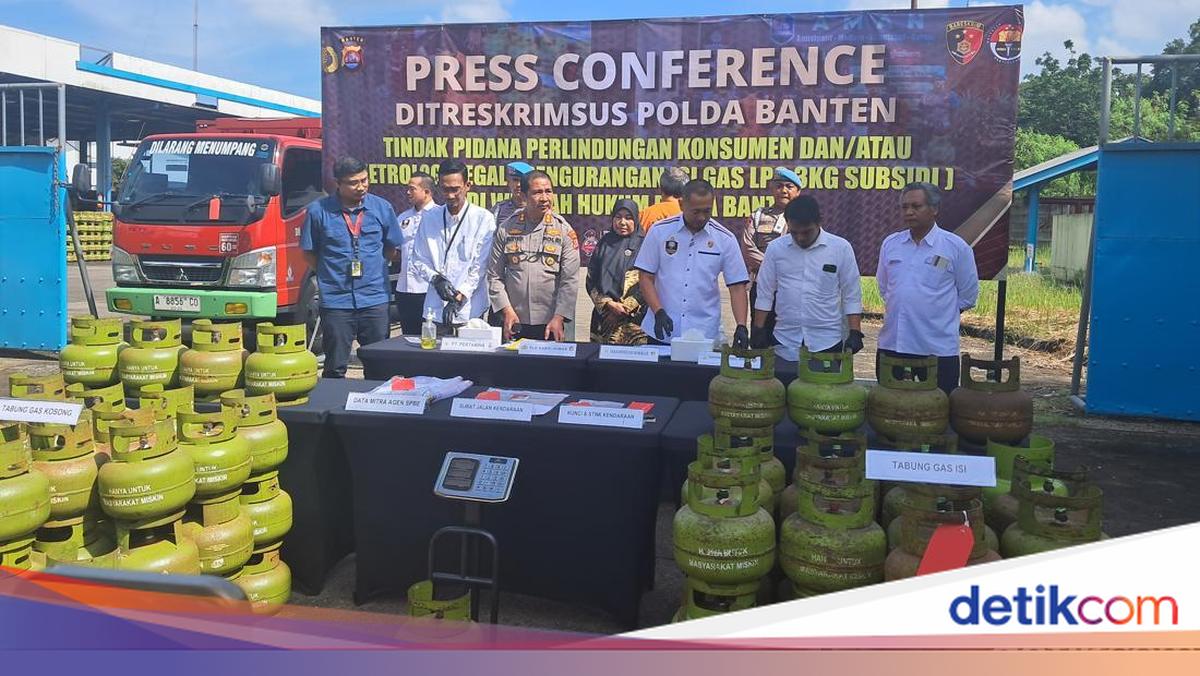 Polda Banten Bongkar SPBE di Serang Kurangi Takaran LPG, Kerugian Rp 3 M