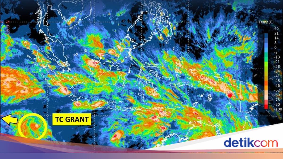 Siklon Tropis Grant belum pergi dari perairan Samudra Hindia selatan Indonesia. Ini kondisi terkini dan dampak yang diberikan.

Via @detik_edu