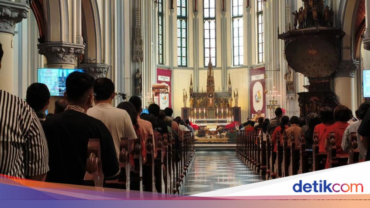 Ibadah Natal Berjalan Aman, Gereja Katedral Ucapkan Terima Kasih ke TNI-Polri