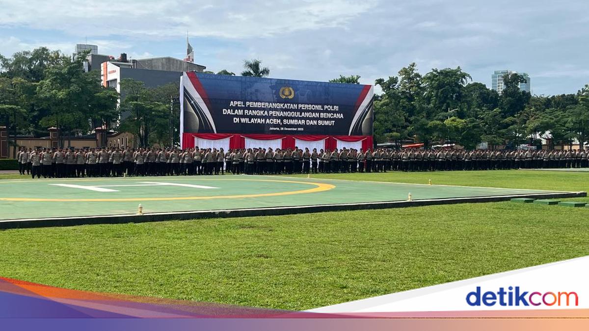 Mabes Polri Kerahkan Kembali 300 Personel Bantu Pemulihan Bencana di Aceh