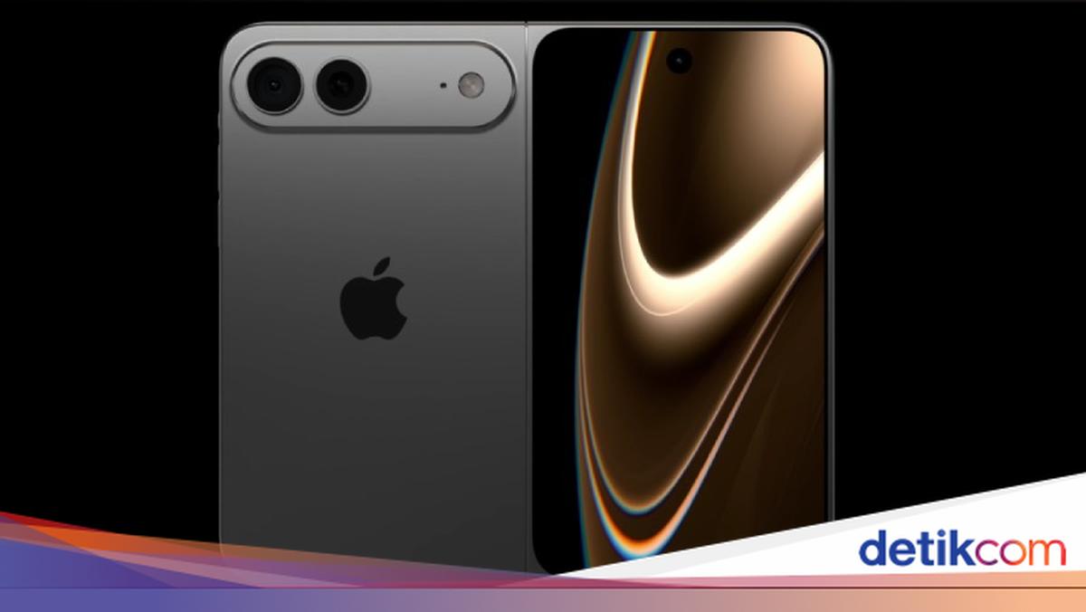Begini Desain iPhone Fold dari Segala Sisi, Layarnya Bebas Lipatan