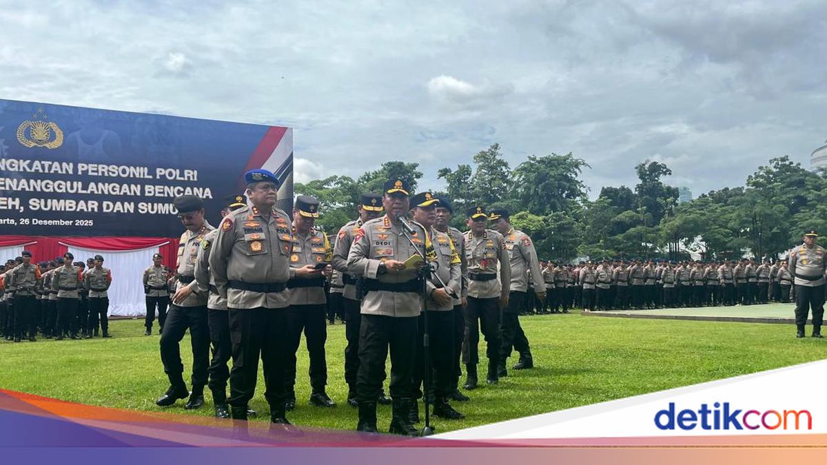 Wakapolri Bakal Tinjau Penanganan Bencana di Sumatera Hari Ini