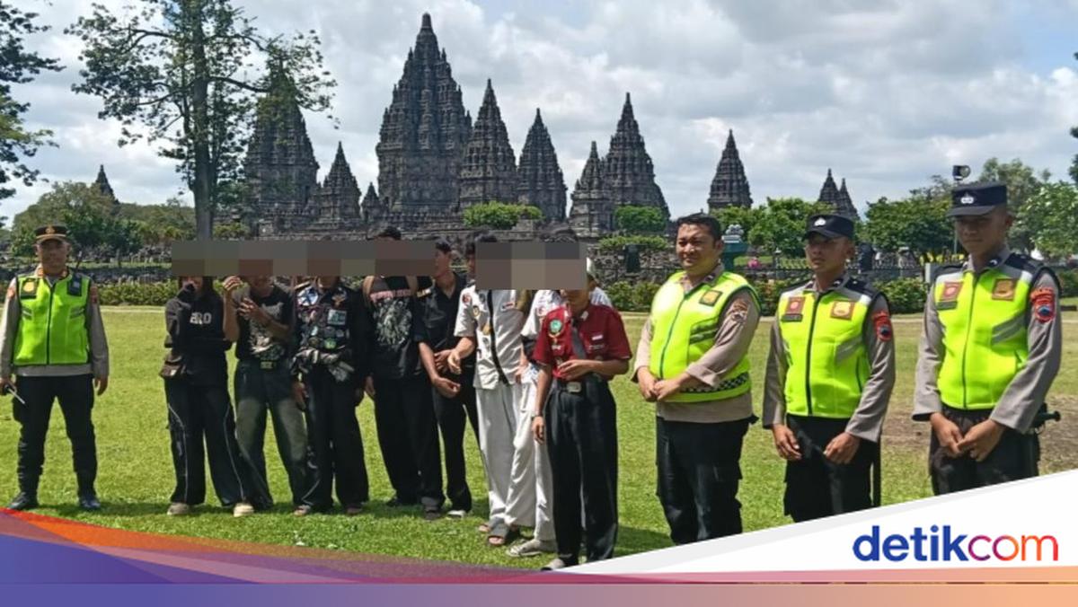 10 Pelajar Asal Sukabumi Kepergok Lompati Pagar Candi Prambanan, Ngaku Bokek