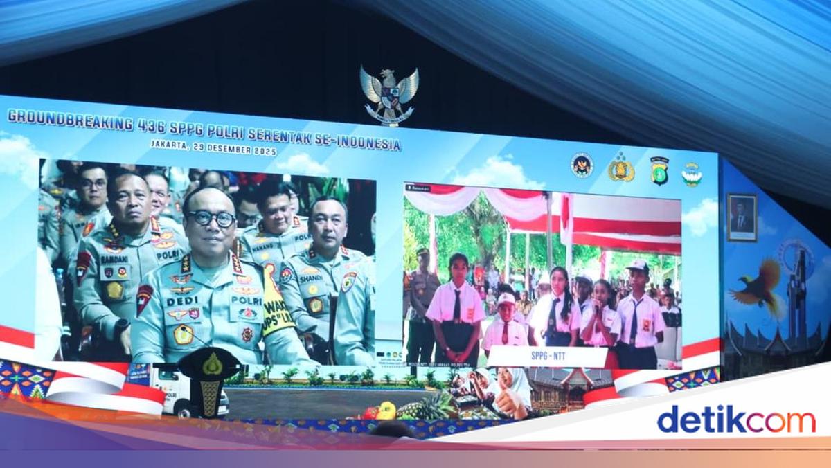 Wakapolri Pimpin Groundbreaking 436 SPPG Serentak, Komitmen Dukung Program MBG