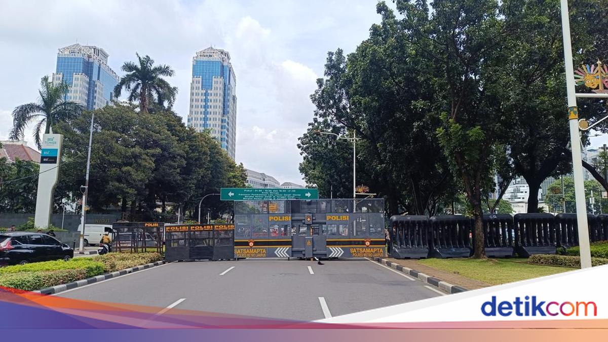 Ada Demo Buruh, Jalan Medan Merdeka Selatan Jakpus Ditutup Sebagian