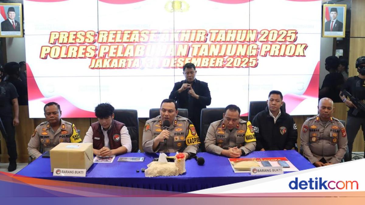 Polres Tanjung Priok Selesaikan Perkara 92%, Sita Narkoba Rp 199 M Sepanjang 2025