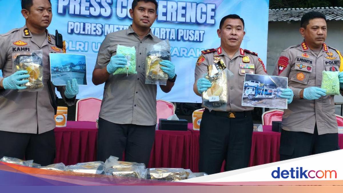 Polres Jakpus Ungkap Kasus Narkoba Menonjol, Sita 109 Kg Sabu-Ekstasi Rp 12 M