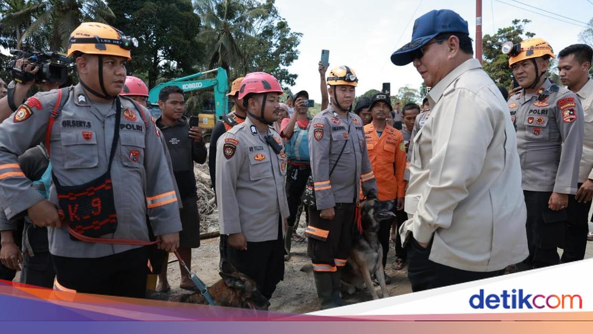 Prabowo Tak Mau Cepat Puas, Minta Semua Lembaga Kerja Siang-Malam Tangani Bencana