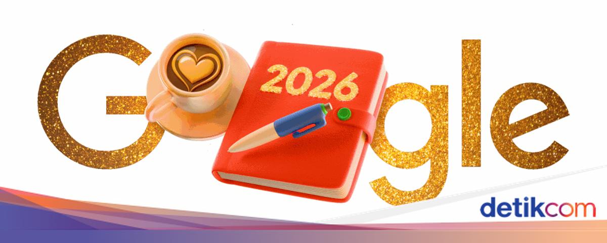 Google Doodle Sambut Tahun Baru 2026 dengan Aneka Resolusi