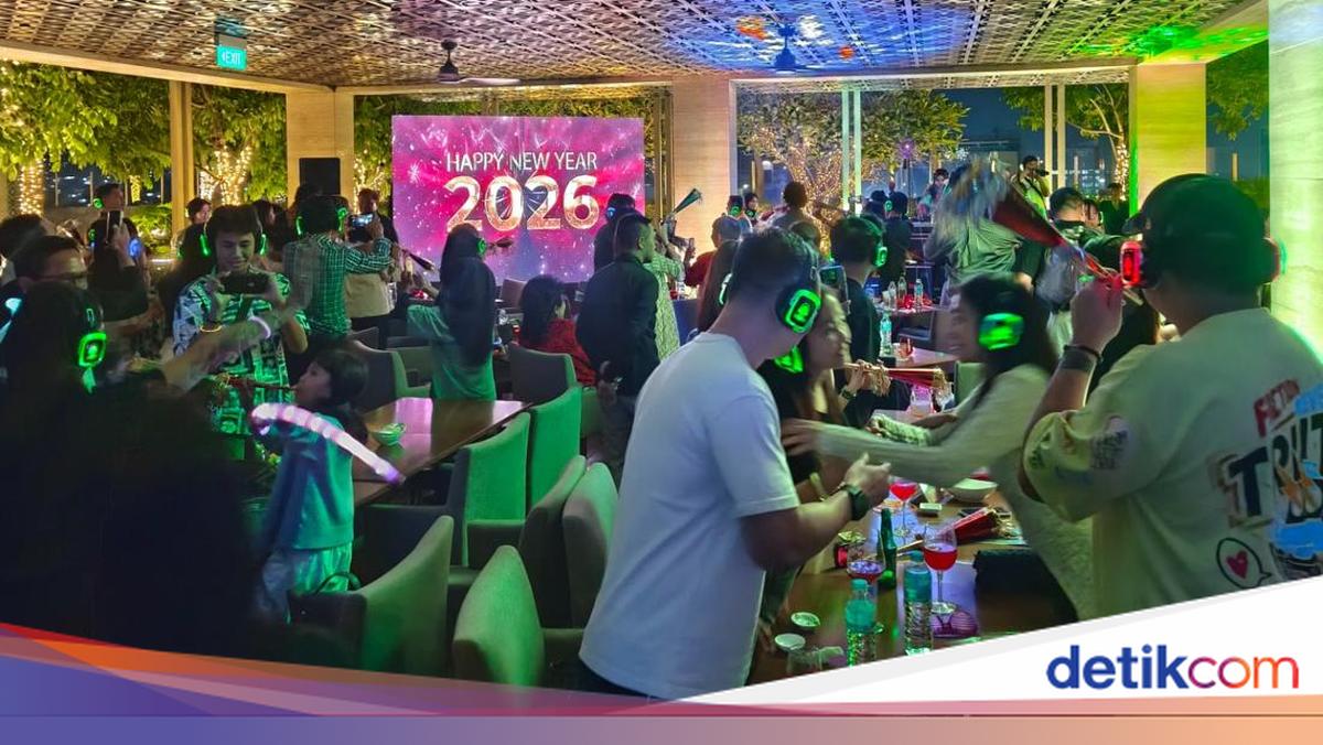 Serunya Malam Tahun Baru dengan Silent Disco di Hotel Tentrem Semarang