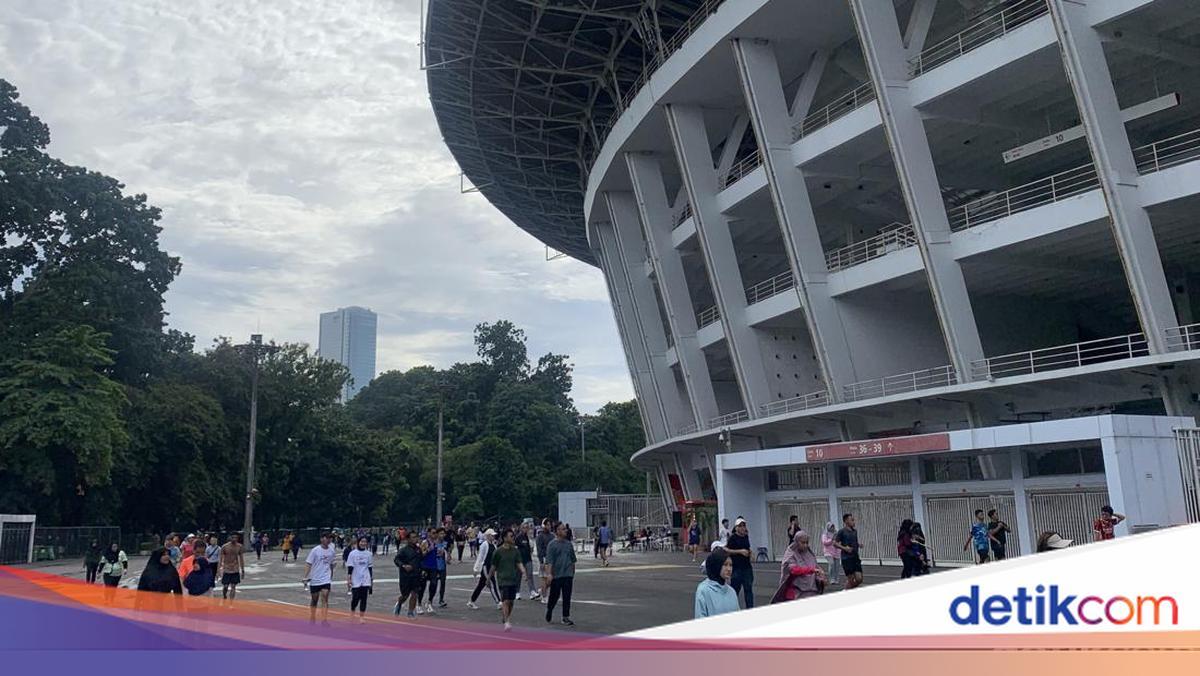 Suasana GBK di Awal Tahun 2026, Warga Ramai Berolahraga