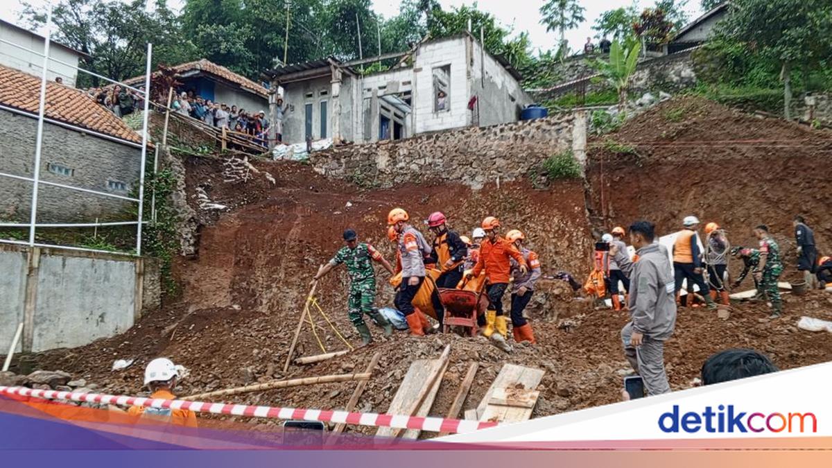 Tanah Longsor di Jatinangor Sumedang, 4 Orang Tewas