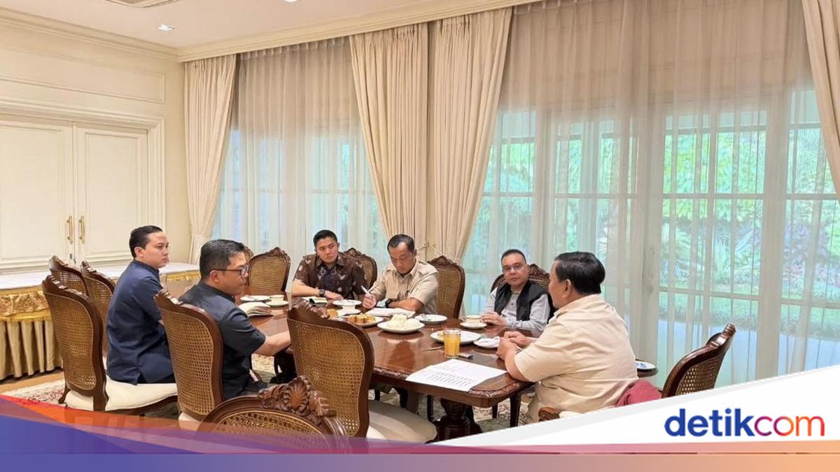 Prabowo Panggil Dasco hingga Sugiono ke Widya Chandra, Bahas Apa?