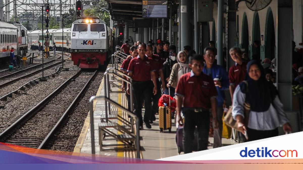 Pemudik Mulai Balik, 41.663 Penumpang Kereta Tiba di Jakarta