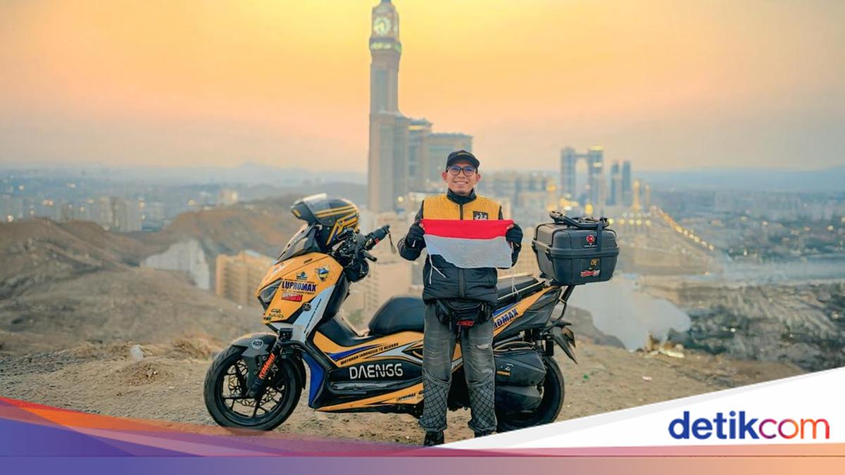 Cerita Om Daeng Umroh Naik Yamaha Xmax: 7 Bulan Rampung, Lewati 12 Negara