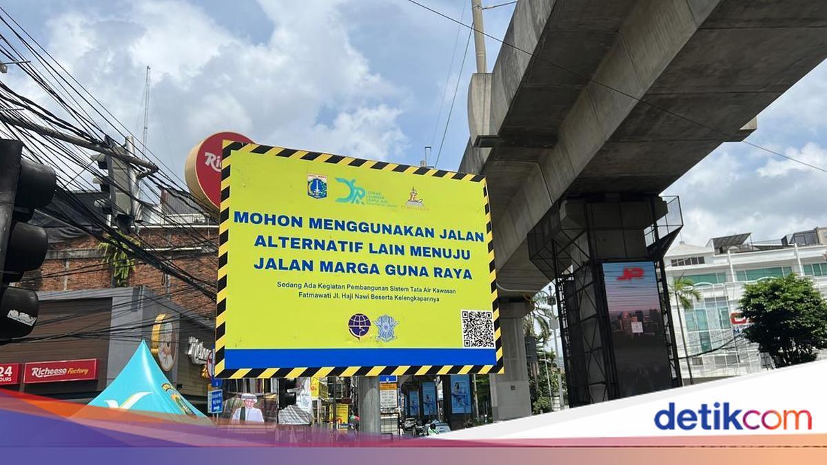Jl Haji Nawi Jaksel Belum Diberlakukan Satu Arah Usai Ada Proyek Gorong-gorong