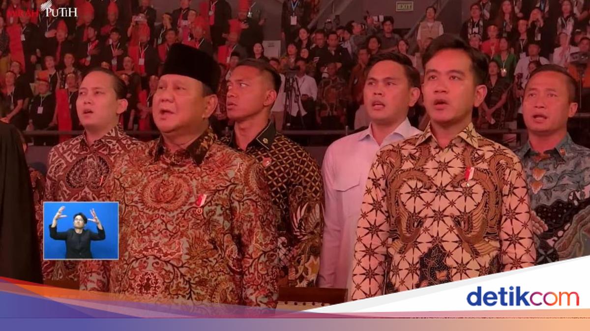 Prabowo-Gibran Hadiri Puncak Natal Nasional 2025 di Tennis Indoor GBK