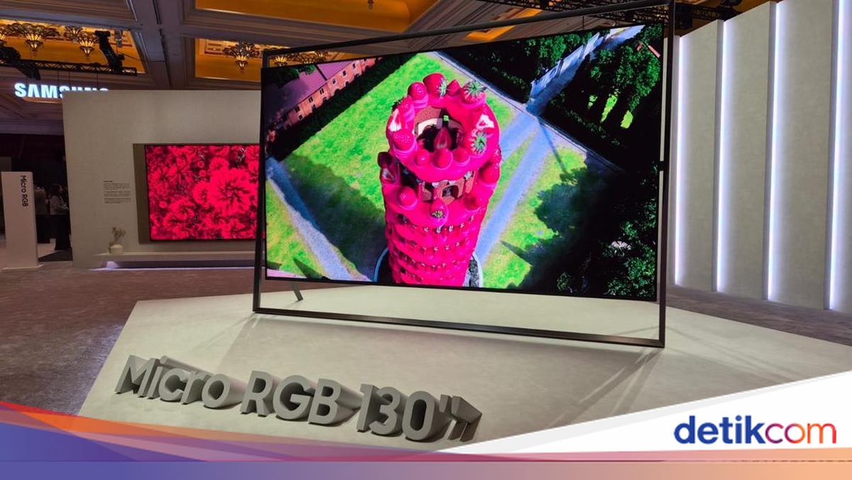 TV Raksasa! Samsung Pamer Layar 130 Inci Micro RGB Pertama di Dunia