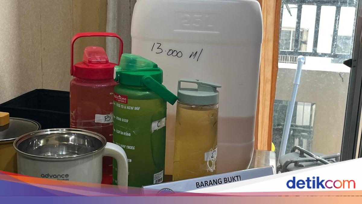 Produsen Narkoba di Ancol Jual Happy Water dan Vape Etomidate Rp 2-6 Juta