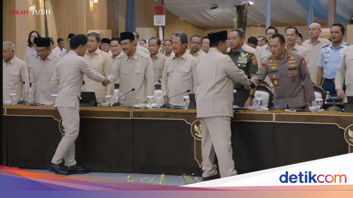 Prabowo Gelar Retret Hambalang, Anggota Kabinet Kompak Kenakan Baju Safari