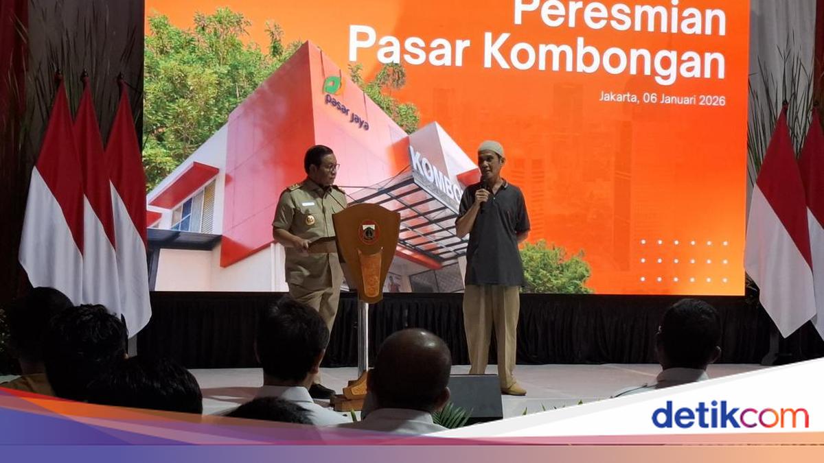 Pedagang Curhat ke Pramono Saat Resmikan Pasar Kombongan, Minta Akses Mudah