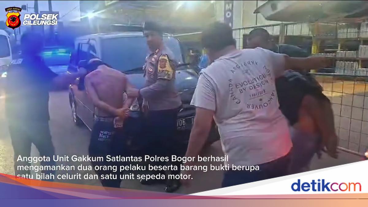 PHL Polres Bogor Dibegal di Cileungsi, Pelaku Dibekuk Usai Tabrak Tiang