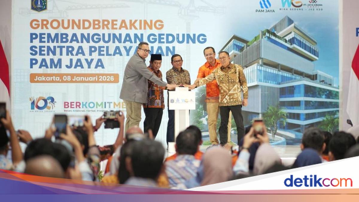 PAM JAYA Bangun Gedung Sentra Pelayanan, Usung Konsep Urban Water Falling