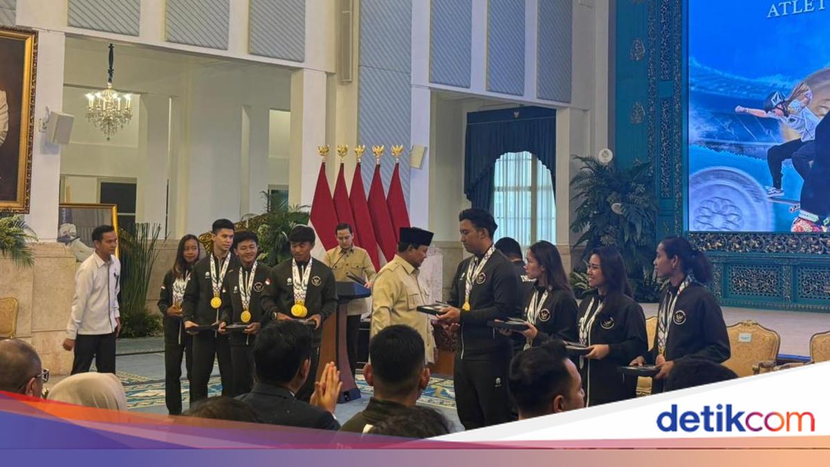 Prabowo Resmi Serahkan Bonus Rp 465 M ke Atlet Peraih Medali SEA Games