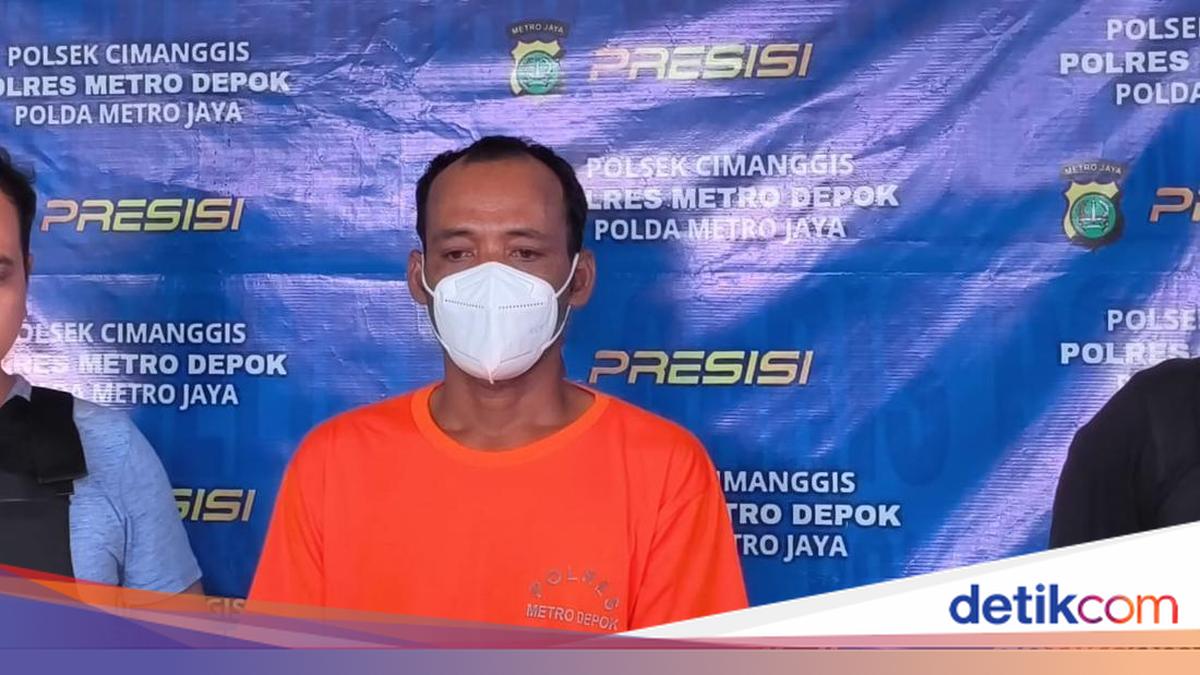 Potret Pembunuh Pria di Depok Kini Berbaju Tahanan dan Diborgol