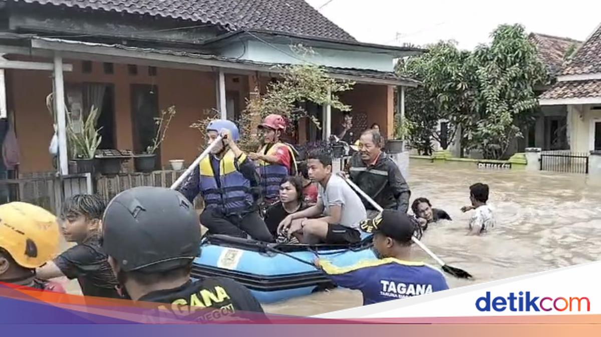 Kali Meluap hingga Tanggul Jebol, Banjir Landa 3 Kecamatan di Cilegon