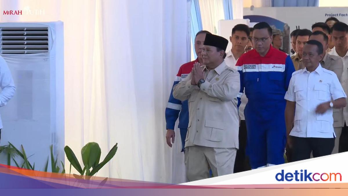 Prabowo Tiba di Balikpapan, Akan Resmikan Proyek Kilang Raksasa Pertamina