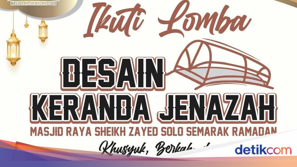 Masjid Zayed Gelar Lomba Desain Keranda Jenazah, Berminat?