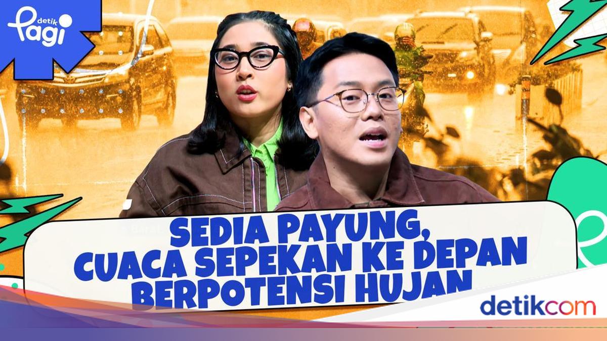 Sedia Payung, Cuaca Sepekan ke Depan Berpotensi Hujan