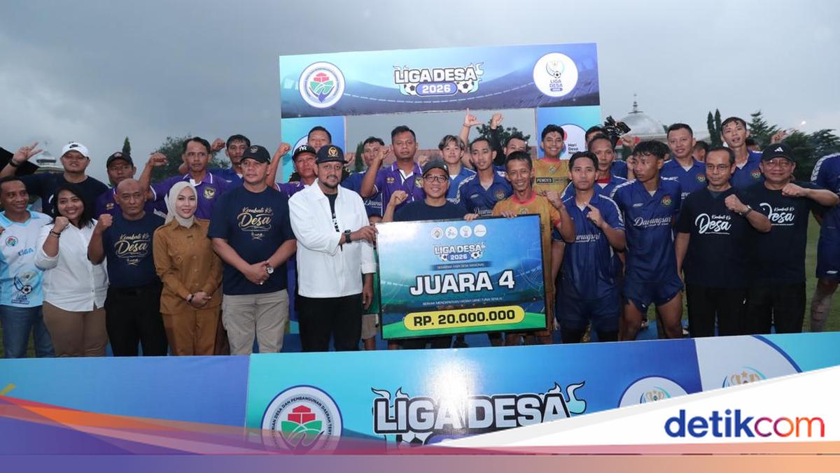 Disaksikan Mendes Yandri, Desa Serenan Rebut Juara III Liga Desa 2026