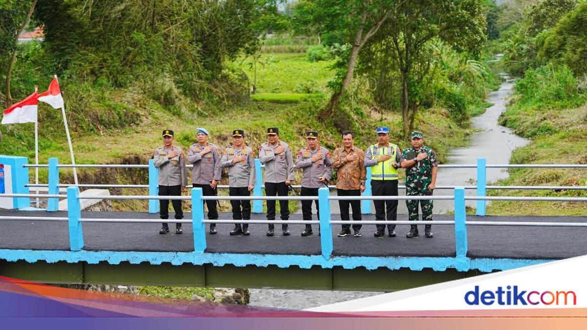 Ini Daftar 19 Jembatan Merah Putih Presisi di Jateng yang Diresmikan Kapolri