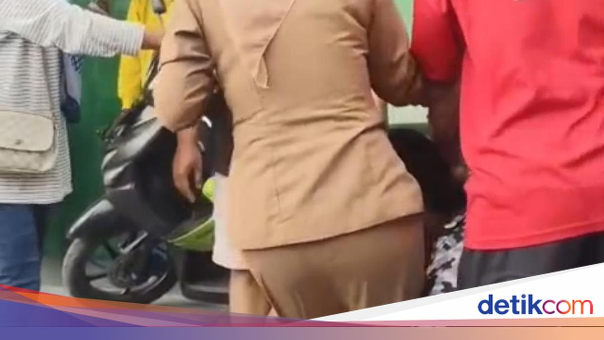 Takut Diamuk Massa, Maling Motor di Medan Peluk Kaki ASN Wanita
