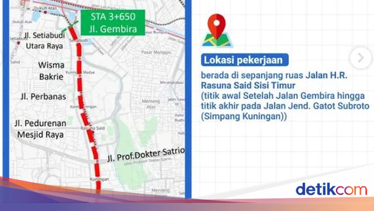 Tiang Monorel di Rasuna Said Akan Dibongkar, Dishub Siapkan Rekayasa Lalin