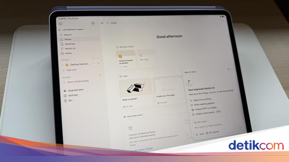 Fitur Andalan Notion di iPad Bikin Hidup Jadi Lebih Gampang