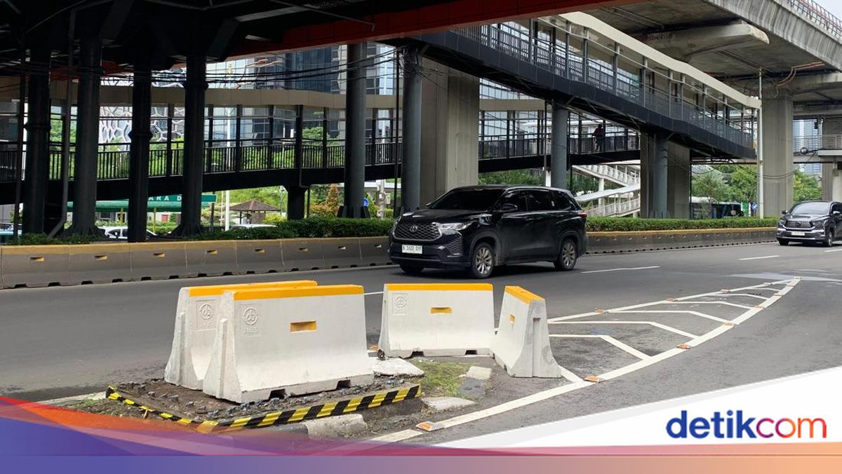 2 Tiang Monorel di Rasuna Said Sudah Dibongkar, Begini Kondisinya