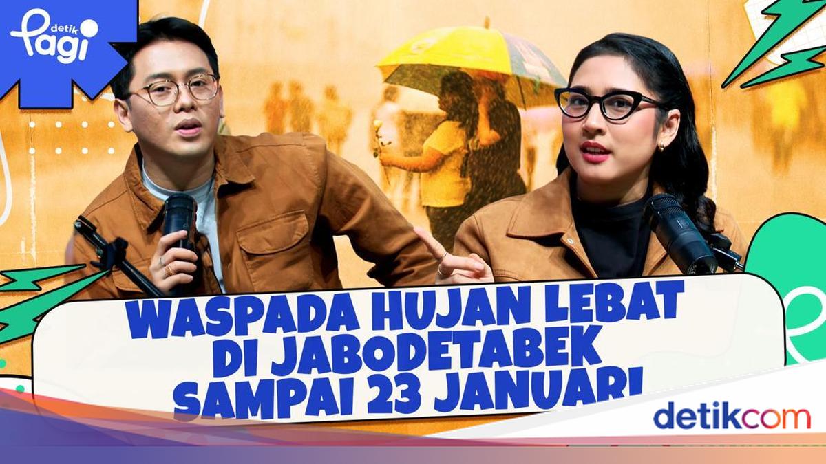 Waspada Hujan Lebat di Jabodetabek sampai 23 Januari