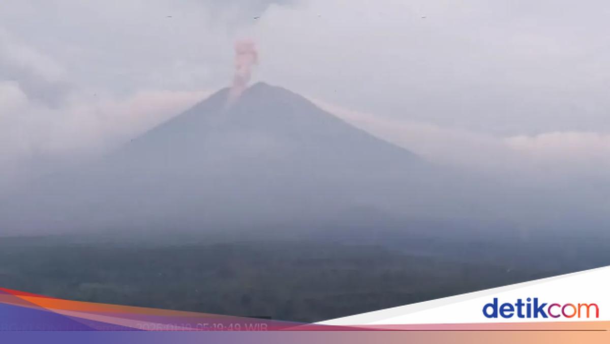 Gunung Semeru 6 Kali Erupsi Pagi Ini, Tinggi Abu Vulkanik Capai 1 Km
